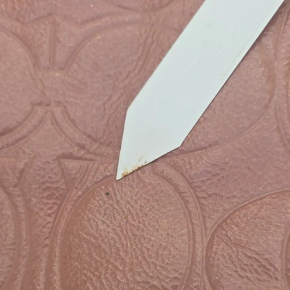 Rare Vintage Coach Mauve and Brown Signature Tote Purse Or Small Laptop Bag - Picture 16 of 17